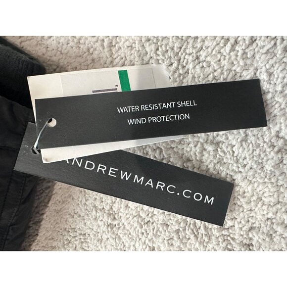 Andrew Marc New Mens Black Full Zip Puffer Jacket Coat Size XL NWT - Picture 8 of 16